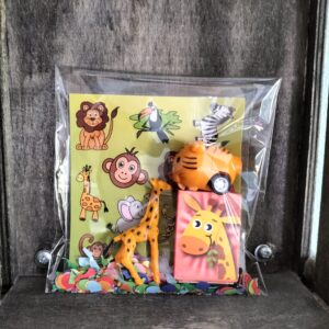 Jungle traktatie met sticker/diertje/auto