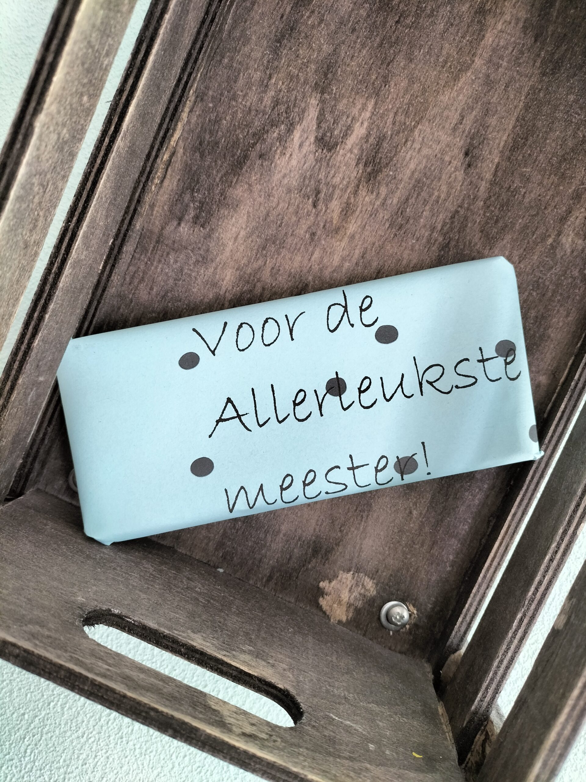 Meester chocolade reep