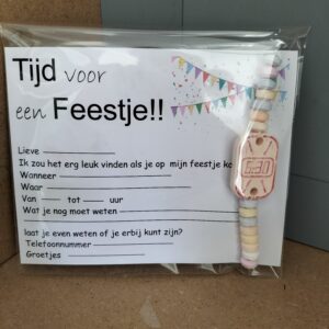 Kinderfeestje uitnodiging