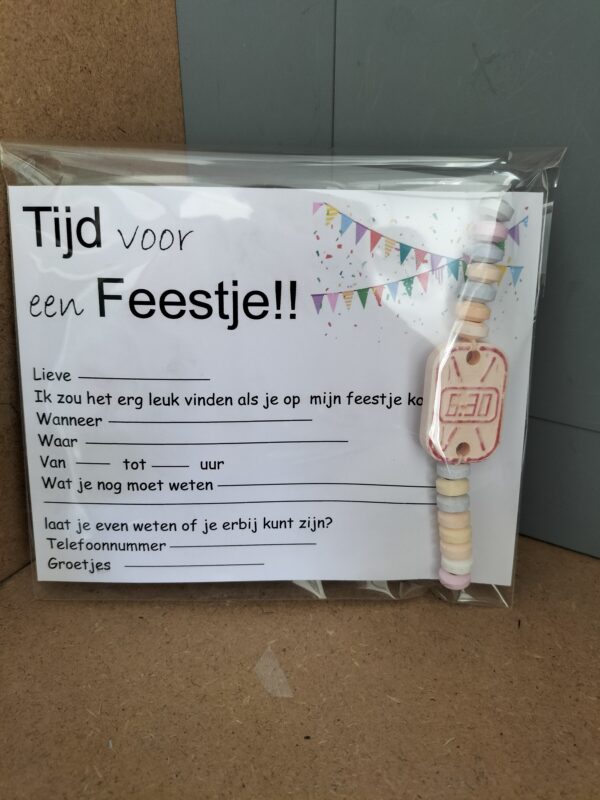 Kinderfeestje uitnodiging