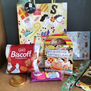 Sinterklaas tasje gevuld