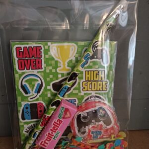 Gamen traktatie stickers/potlood/spelletje