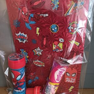 Spiderman traktatie stickers/bellenblaas/stempel