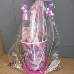 Prinses beker traktatie klaparmband/stickers/bellenblaas