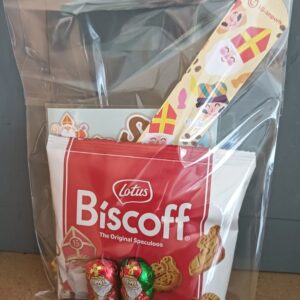 Sinterklaas traktatie koekjes/stickers/chocolade