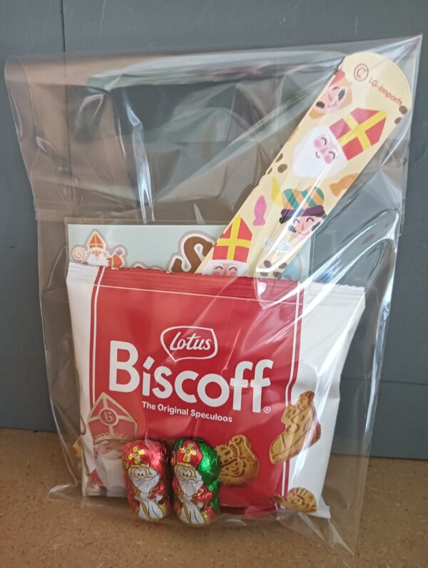 Sinterklaas traktatie koekjes/stickers/chocolade