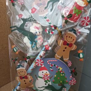 Kerst traktatie potlood/notitieboekje