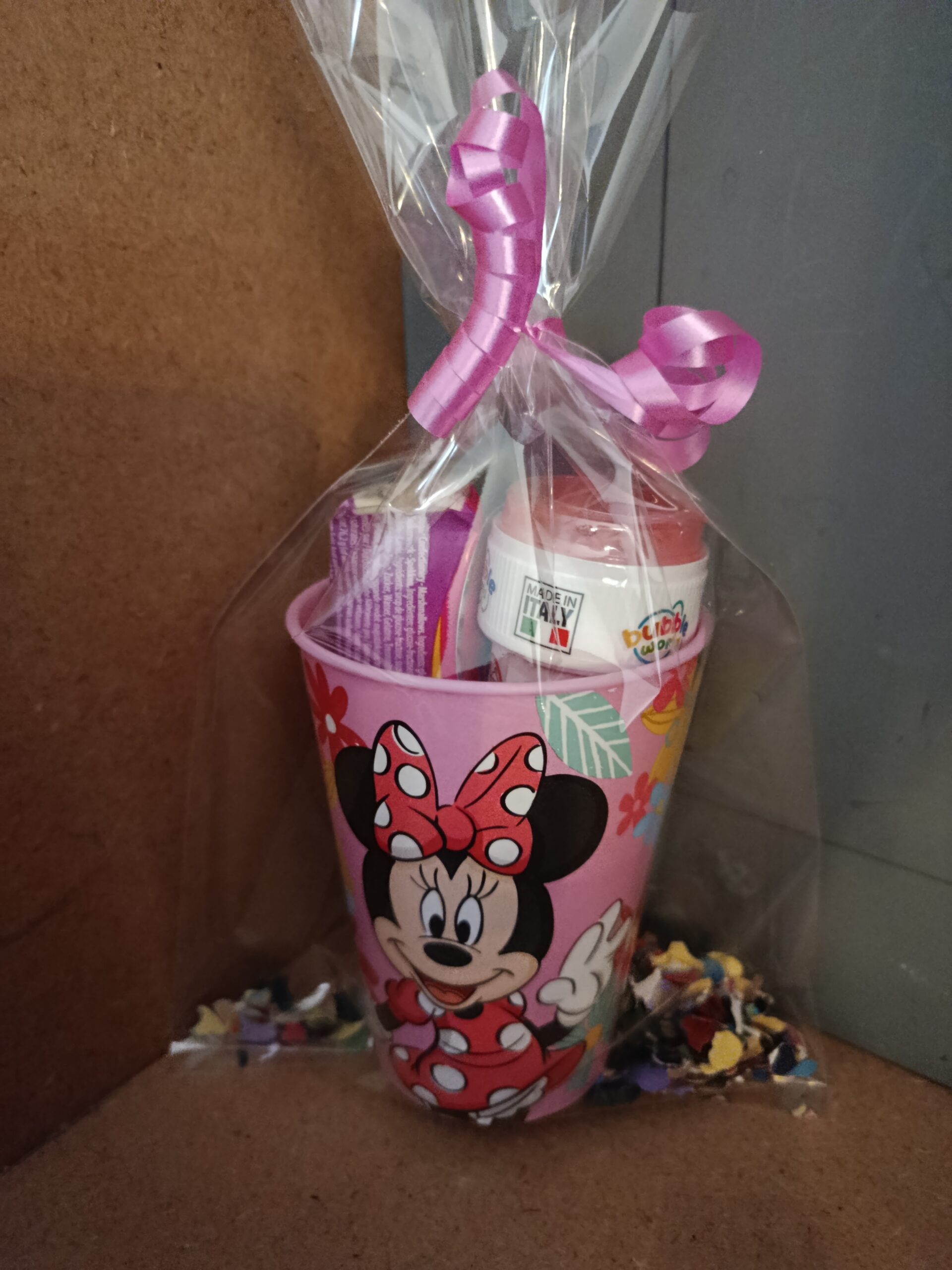 Minnie mouse traktatie beker/bellenblaas