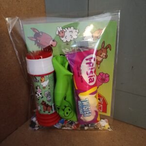 Boerderij traktatie stickers/bellenblaas/ballon