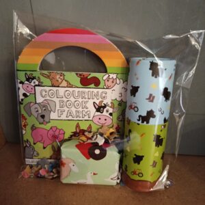 Boerderij traktatie kleurboekje/kleurpotloodjes