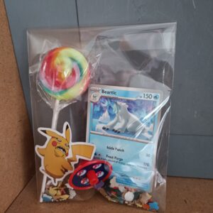Pokemon traktatie kaart/lolly