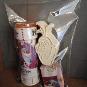 Frozen stoepkrijt Olaf met bellenblaas