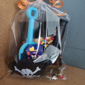 Piraten traktatie schatkistje/schepje