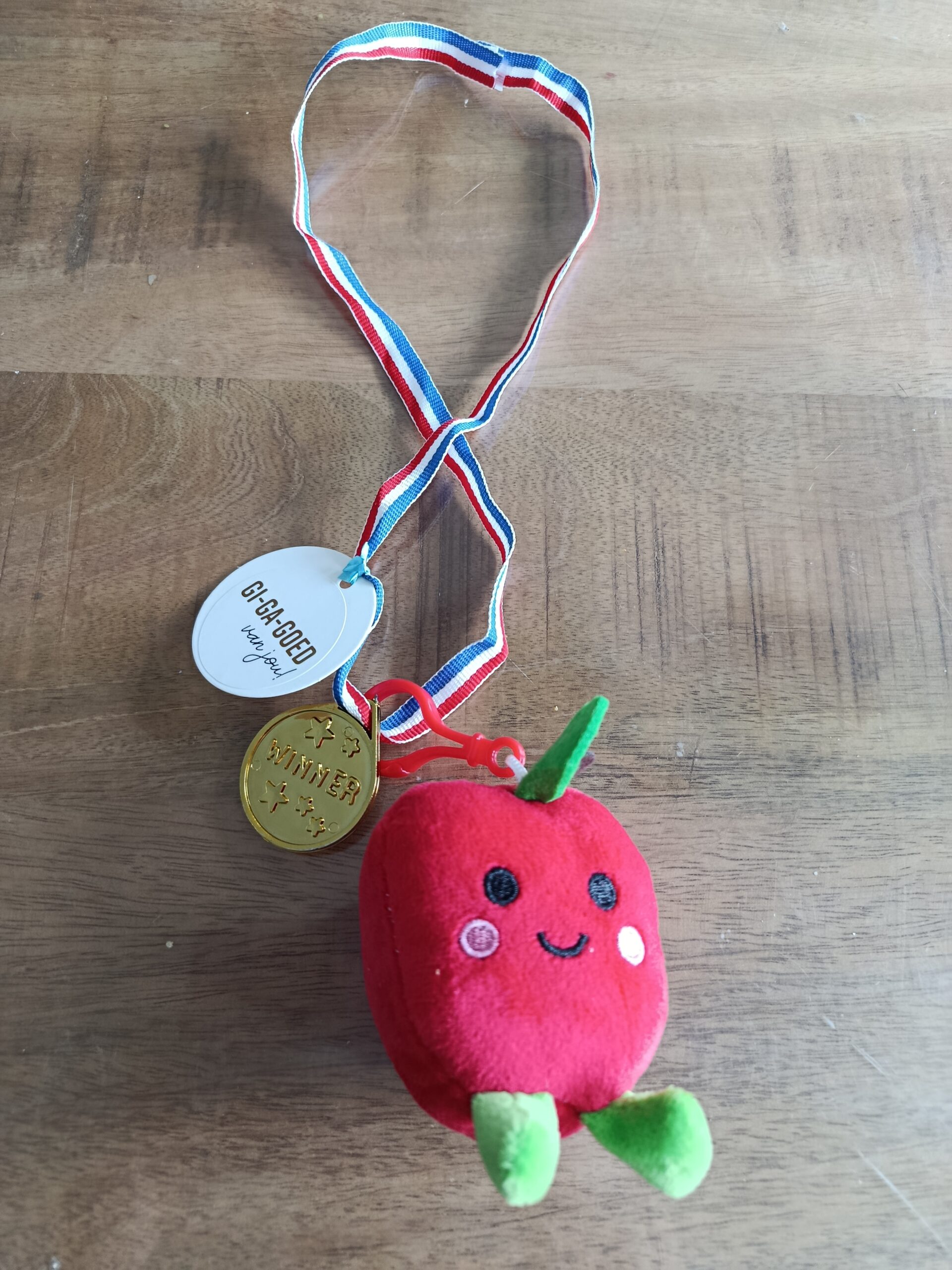 Avondvierdaagse traktatie knuffel/medaille