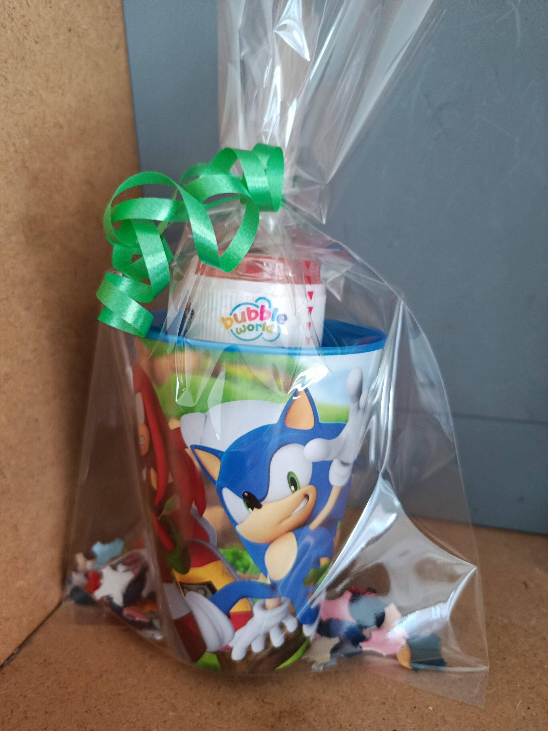 Sonic traktatie beker/bellenblaas