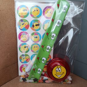 Smiley traktatie jojo/stickers