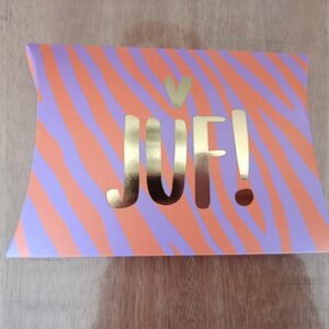 Juf cadeautje met tony chocolonely