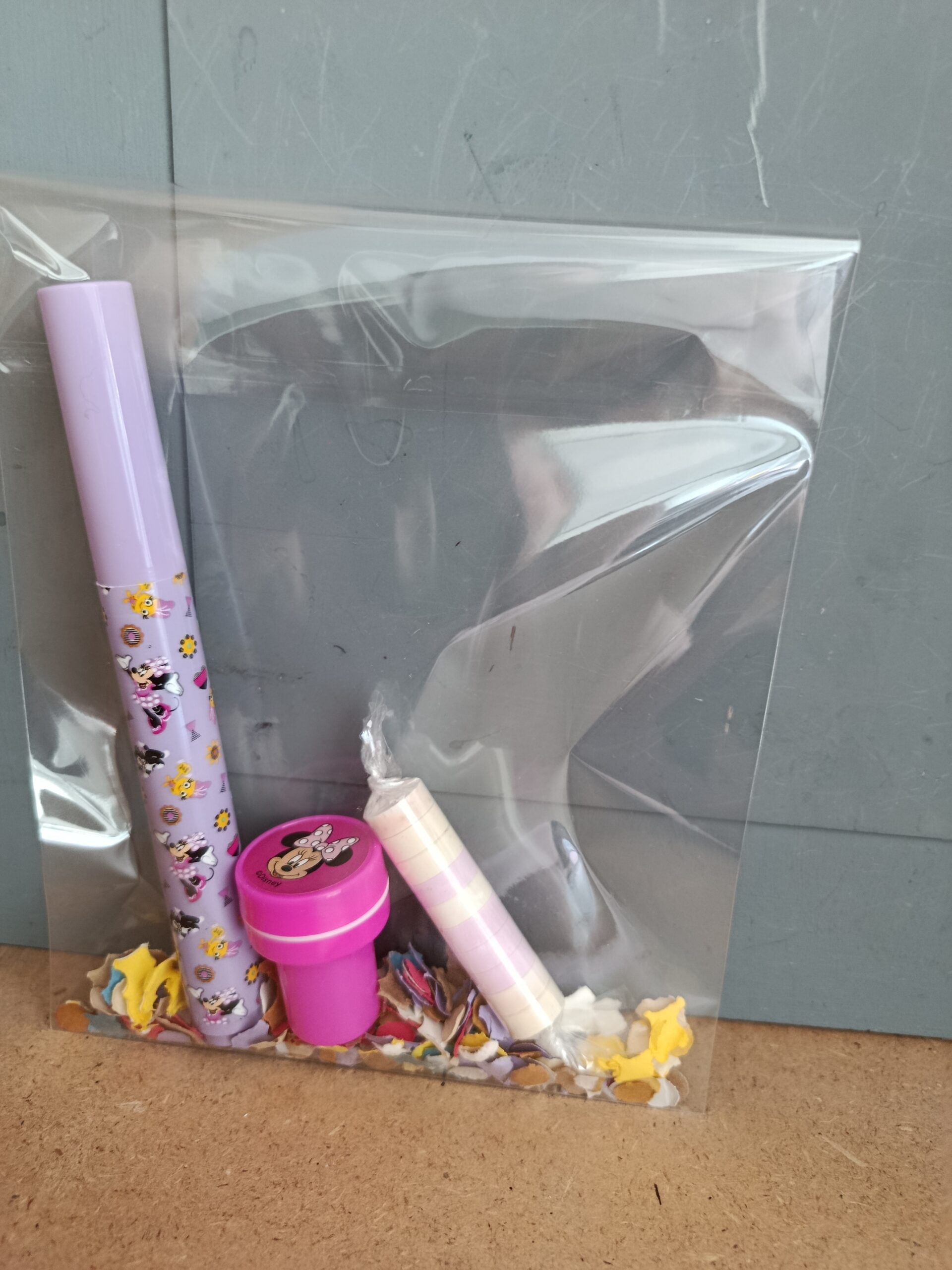 Minnie mouse stift/stempel traktatie