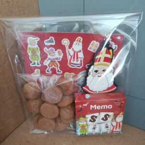 Sinterklaas traktatie stickers/memory