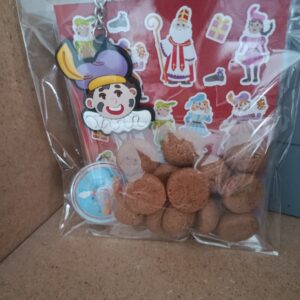 Sinterklaas traktatie stickers/tolletje